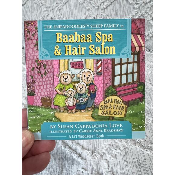 Li'l Woodzeez Miniature Animal Figurine Set - Snipadoodles Sheep Family New - Picture 2 of 3